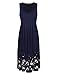 Kilig Summer Casual Loose Print Pleated Sleeveless Vest Dresses 