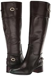 Franco Sarto Womens Jazrin Tall Riding Boots Dark