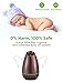 InnoGear Essential Oil Diffusers, 400ml Aromatherapy Diffuser for Essential Oils Cool Mist Humidifier with 4 Timer Adjustable Mist Waterless Auto-Off for Home Office Bedroom, Brown Wood Grain