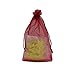 ZXUY Wedding Party Favor Satin Drawstring Organza Bags Pouch (100Pcs,Random Color)