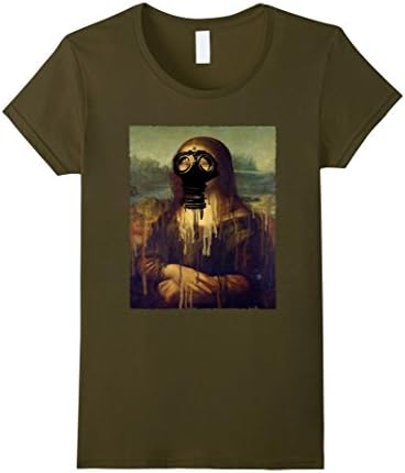 Womens Mona Lisa T-Shirt Medium Olive