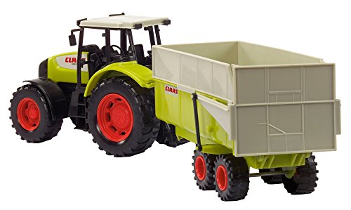 Dickie Toys 203739000 Toys CLAAS Ares Set, großer Traktor mit Anhänger und Kippmechanismus, 57 cm lang, für Kinder ab 3 Jahren – Bild 6