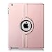 Fintie Apple iPad 2/3/4 Case - 360 Degree Rotating Stand Smart Case Cover for iPad with Retina Display (iPad 4th Generation), iPad 3 & iPad 2 (Automatic Wake/Sleep Feature) - Rose Gold