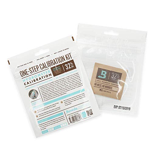 Boveda One Step Hygrometer Mess Free Calibration Kit Preloaded 32 RH