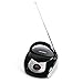 Riptunes Portable CD Player with AM FM Radio Potable radios Boom Box with Aux Line-in, Blackthumb 2