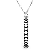 KEVIN N ANNA Sterling Silver Moon Phase Charm Necklace, 18"