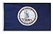 Annin Flagmakers Model 145660 Virginia State Flag 3x5 ft. Nylon SolarGuard Nyl-Glo 100% Made in USA to Official State Design Specifications. primary
