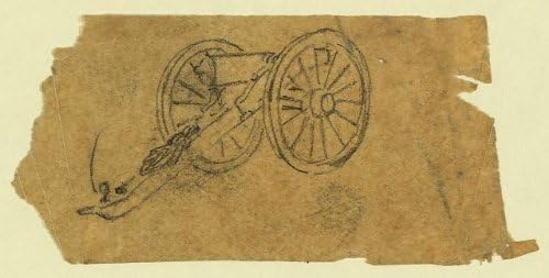 Photographs - INFINITE PHOTOGRAPHS Photo: A Cannon,American Civil War,Alfred Rudolph Waud,Artillery,1860-1865