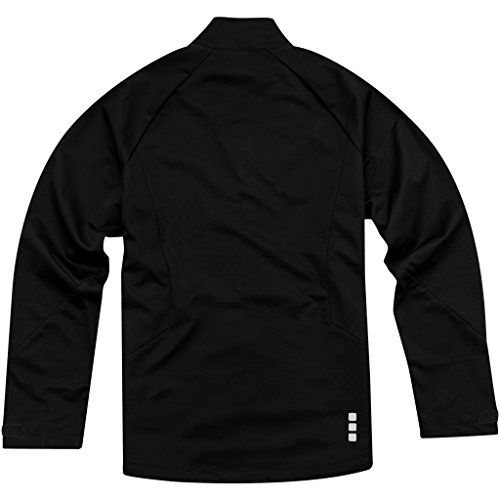 Elevate Mens Kaputar Softshell Jacket (L) (Solid Black) - Thumbnail 6