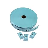 2000 Blue Star Single Roll Consecutively Numbered Raffle Tickets