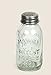 Mason Jar Salt and Pepper Shaker, 3.75-inch Height, Glass, Clear