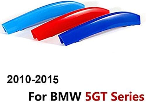 For 5 Series GT F07 2010-2017(9 Grilles)-Kidney Grills Insert accessories-M-Color Front Grille Stripe Decals