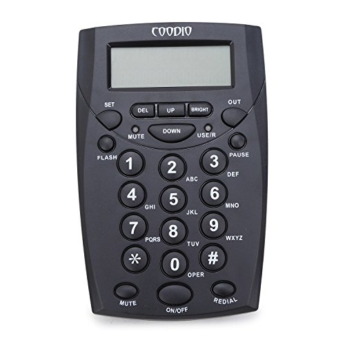 Dialpad with Headset, Coodio Corded Phone Call Center Telephone with