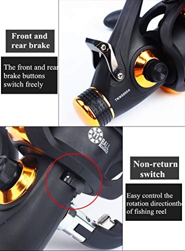 Bntteam 11bb Système De Freinage Avant Et Arrière Système D’embrayage Unidirectionnel Taille 1000-7000 Bobine De Pêche Entièrement En Métal P66 Moulinet De Pêche Carpe
