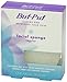 Buf-Puf Facial Sponge, Dermatologist Developed, Removes Deep Down Dirt & Makeup That Causes Breakouts and Blackheads, Reusable, Exfoliating, White, 6 Count