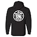 Smith & Wesson Men's Zip-up Logo Hooded Sweatshirt - Black-large