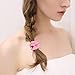 Jaciya 15 Pack Suede Scrunchies Stretch Scrunchies Ponytail Holder Hair Ring Hair Ties, 15 Colors