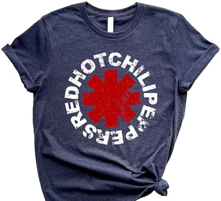 Red Hot Chili Peppers Vintage Distressed Asterisk T-Shirt Small