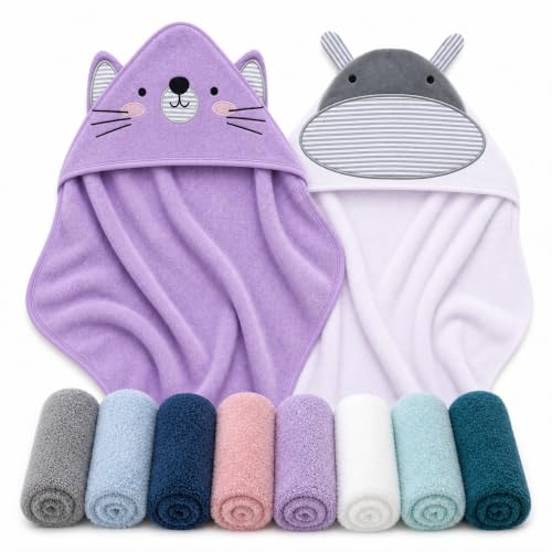 Cute Castle Hooded Baby Towel Rayon Made