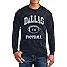 Dallas Classic Football Arch American Football Team Long Sleeve T Shirt - 2X-Large - Navy