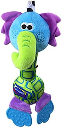 Guurachi Elephant Grasping Rattles Teethers BB Rods 0-1 Years Baby Toys