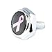 Cutequeen Breast Cancer Pink Ribbon Slivery License Plate Frame Bolts Screws Metal(Pack of 4)
