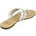 Alpine Swiss Womens Suede Lined Cutout T-Strap Flip Flop Thong Sandals