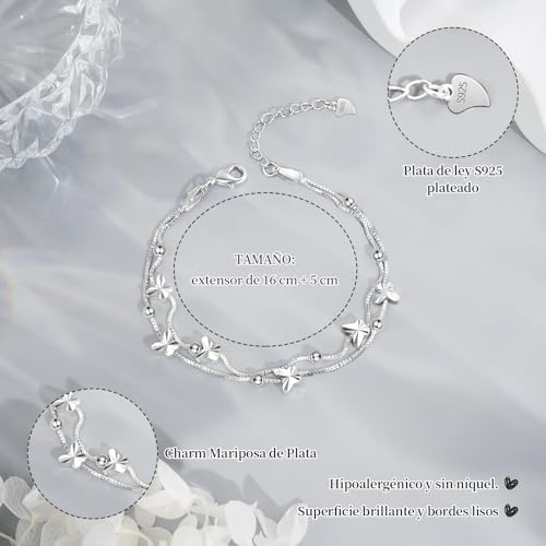 YELUWA Original gifts for women, Mother's Day gift silver bracelet woman gift birthday friend Christmas gifts friend sister girlfriend birthday bracelet mom and daughter grandmother girl niece aunt