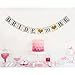 Bride To Be Banner with Gold Glitter Heart - Bachelorette Bridal Shower Party Decoration Supplies - Photo Props Signs