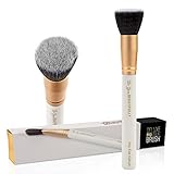 ULTIMATE Flat Top Kabuki Brush on Amazon From Be You, BEAUTIFULLY. Professional Makeup Artist Approved. Perfect for Blending Liquid, Cream, Mineral Cosmetics and Translucent Powder.