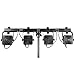 Chauvet 4BAR Tri USB Tri-color LED Wash Lighting System 2-Pack with 1 Year Free Extended Warranty