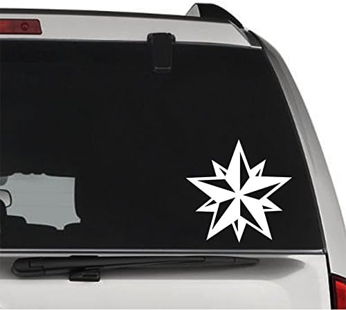 Russia CCCP Star Soviet PERMANENT Vinyl Decal Sticker For Laptop Tablet Helmet Windows Wall Decor Car Truck Motorcycle - Size (15 Inch / 38 Cm Wide) - Color (Gloss White)