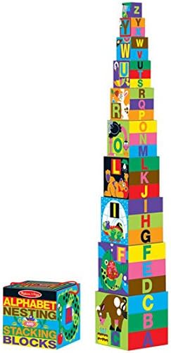 Alphabet Nesting and Stacking Blocks, Teaching Toys, 2017 Christmas Toys