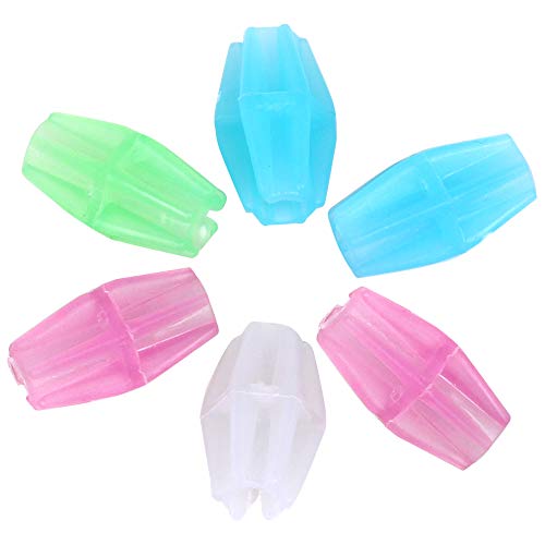 TRIXES 100PC Bicycle Spokey Dokey Beads – Neon Bright Multicoloured