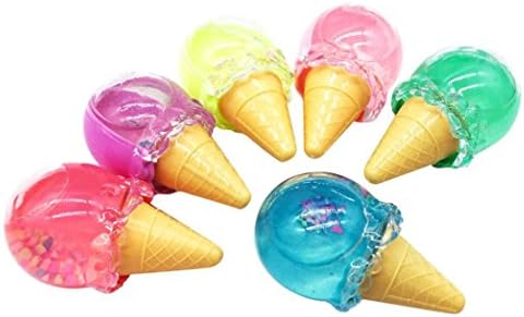 Entireface Slime Toys Ice Cream Crystal Jelly Toy Soft Scented Slime Stress Relief Gift for Kids and Adults (Random Colour)