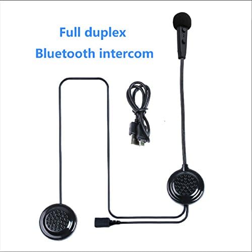 EJEAS Motorcycle Helmet Communication Systems,E200 Bluetooth Intercom Headset Headphone 2 Riders 300m Talk Rider to Pillion/Passenger or Helmet to Helmet Communication Intercom (Single)
