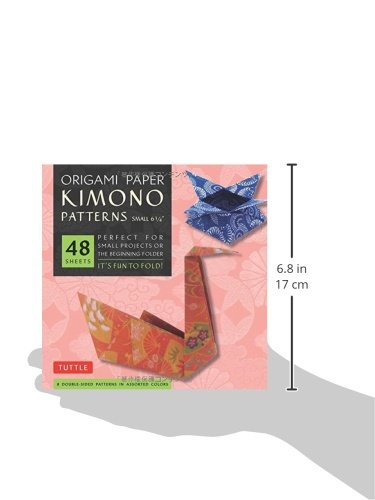 Origami Paper - Kimono Patterns - Small 6 3/4" - 48 Sheets: Tuttle Origami Paper: High-Quality Origami Sheets Printed with 8 Different Designs: Instructions for 6 Projects Included