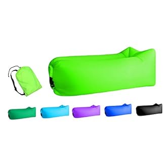 Jsutyer Inflatable Lounger Portable Air Couch, Air Sofa Bag, Indoor or Outdoor Inflatable Chair, Ideal for Child…
