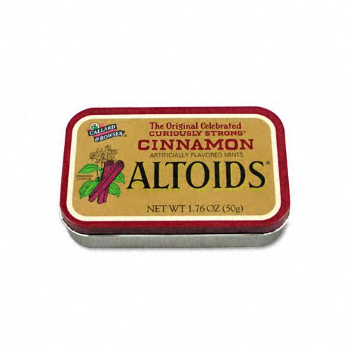 Buy Altoids Cinnamon Flavored Mints 1.76oz Tin Containers 12ct Box