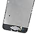 iPhone 5C LCD Display Screen Touch Digitizer Full Assembly Replacement with Home Button Front Camera Proximity Sensor Ear Speaker Complete Repair Tools and Screen Protector Black
