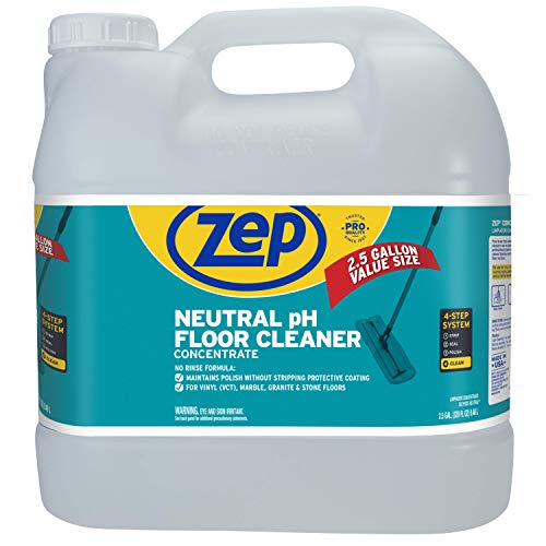 New Size! Zep Neutral pH Floor Cleaner 2.5 Gallon (Case of 2) ZUNEUT320 Concentrated Pro