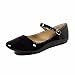 Nova Utopia Women's Mary Jane Style Ballet Flats,NFLA01 MJ BlackPatent 7h