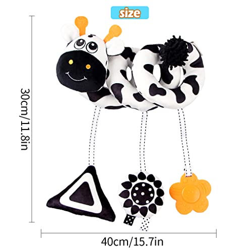 vocheer Hanging Toy Car seat Crib Move, Animal Circle Plush Toy Proller