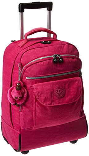 Kipling sanaa wheeled backpack, very berry