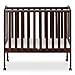 Dream On Me 2-in-1 Folding Portable Compact Mini Baby Crib in Espresso, GreenGuard Gold & JPMA, US Patented Flat Folding System, Locking Wheels,1″ Mattress Pad, Space-Saving Quck Fold Easy Storage