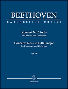 ベートーヴェン: ピアノ協奏曲 第5番 変ホ長調 Op.73 「皇帝」／原典版／デル・マー編／ベーレンライター社: 中型スタディ・スコア