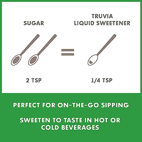 TRUVIA ZERO-CALORIE LIQUID SWEETENER FROM THE STEVIA LEAF, VANILLA FLAVOR, 2.7 FL OZ BOTTLE