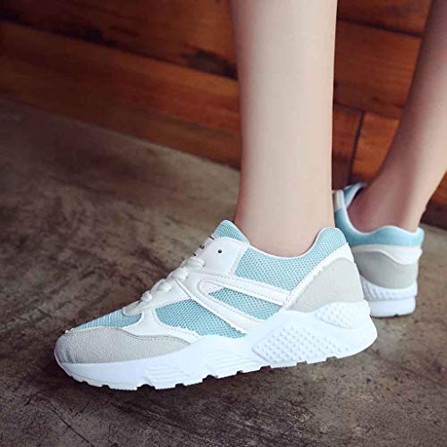 Respctful ♪☆ Shoes for Women Sneakers,Ladies Lace-Up Walking Shoes Sport Workout Gym Jogging Running Sneakers - Thumbnail 2