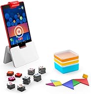 Osmo - Genius Kit for Fire Tablet - 5 Hands-On Learning Games - Ages 6-10 - Problem Solving & Creativity -