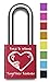 Corbase Customizable MakeLoveLocks - Heart & Keys Love Lock 2